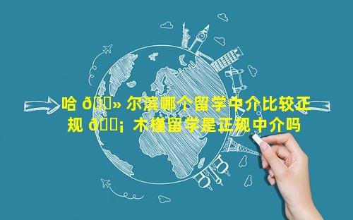 哈 🌻 尔滨哪个留学中介比较正规 🐡  木槿留学是正规中介吗